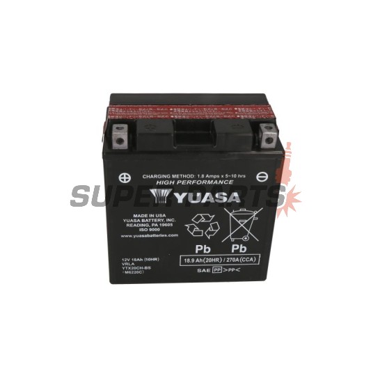 Μπαταρία -YUASA- YTX20CH-BS, 19Ah 12V