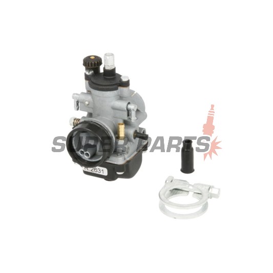 Καρμπυρατέρ -MOTORIX- 21mm, χειροκίνητο τσοκ, AM6 - Yamaha TZR, DT, Aprilia RX, RS 50cc