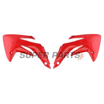 Μπροστινά πλαϊνά πλαστικά -POLISPORT- κόκκινα, HONDA CR 150 2007-2023