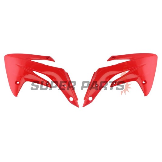Μπροστινά πλαϊνά πλαστικά -POLISPORT- κόκκινα, HONDA CR 150 2007-2023