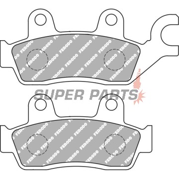 Τακάκια φρένων -FERODO- FDB2329EF, Honda CB 125 Twister/125F/125E, GLC 150 Shadow 2010-202