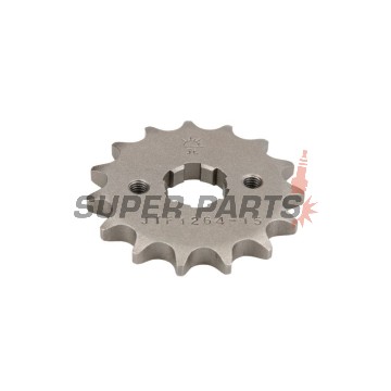 Μπροστινό γρανάζι -JT- JTF1264,15, 15 δόντια, Honda CBF 125 2009-2015, CBR 125 2004-2017, CLR 125 1998-2003, XLR 125 1998-2002, XR 125 2003-2008, XR 150 2014, Kymco Quannon 125 2006-2007, Zing II 125 2008-2015