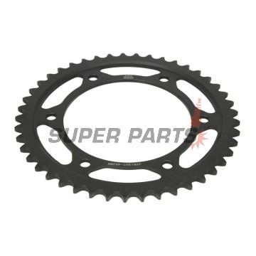 Πίσω γρανάζι -JT- JTR1307,45ZBK, 45 δόντια, μαύρο ψευδάργυρος, ατσάλινο, Honda CBR 600 2001-2019