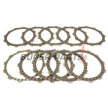 Σετ δίσκων συμπλέκτη -TRW- MCC166-10, Triumph Rocket III 2300 (2004-2013), Rocket III Classic 2300 (2008-2010), Rocket III Roadster 2300 (2010-2013), Rocket III Touring 2300 (2010-2016)
