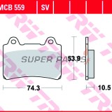 Τακάκια φρένων -TRW- MCB559, Yamaha FJ1200, SRX600, TDM850, TDR250, XV Road/Wild Star 1600-1700, XVZ Royal Star/Venture Royale 1300 (1986-2005)