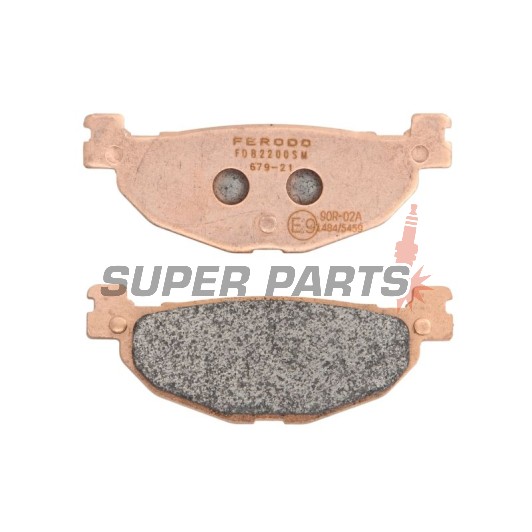 Τακάκια φρένων -FERODO- FDB2200SM, Yamaha YP Majesty 400 2005-2007