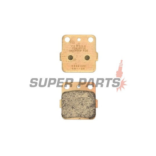 Τακάκια φρένων -FERODO- FDB381SG, Arctic Cat DVX, Honda ATC/TRX Fourtrax/Sporttrax/Rancher, Husqvarna WR, Kawasaki Lakota/KFX/KSF/Prairie/KX/Tecate, Kymco MXU, Suzuki LT/LT-Z/RM, Yamaha Grizzly/Raptor/Warrior/Wolverine/Blaster/Bans