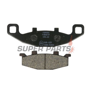 Τακάκια φρένων -FERODO- FDB481P, Kawasaki ER/GPX/GPZ/Tengai/KLE/Eliminator/Zephyr/ZRX/ZX/ZZR, Suzuki DR/GS/Bandit/GSX/VX 400-1200 1988-2008