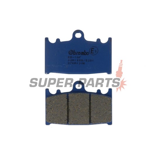 Τακάκια φρένων -BREMBO- 07KA1306, Kawasaki GPZ 900R/VN 2000/ZR 1100 Zephyr/ZX-6R/ZX-9R/ZXR 400/750/ZZR 600/1100/1200/Suzuki Bandit 400/650/1250/GSR 600/GSX 750F/GSX-R 600/SV 1000/VS 1400 Intruder