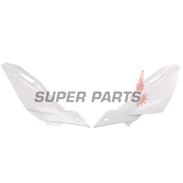 Πίσω πλαϊνά πλαστικά -POLISPORT- λευκά, HUSQVARNA TC, TE 250-510 2008-2011