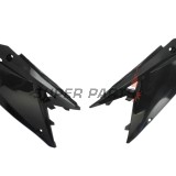 Πίσω πλαϊνά πλαστικά -POLISPORT- μαύρα, HONDA CRF 250/450 2021-2023