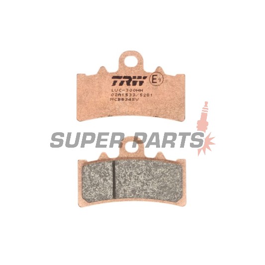 Τακάκια φρένων -TRW- MCB834SV, BMW C 400 GT, G 310; KTM Duke/RC 125/200/390 (2011-2020)