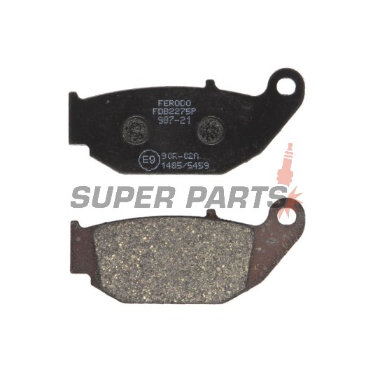 Τακάκια φρένων -FERODO- FDB2275P, Honda CBR 125R 2004-2015, CRF 250M/250L Rally 2014-2018