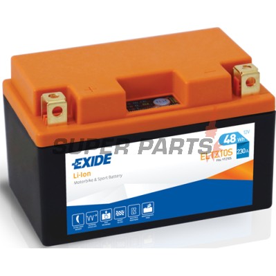 Μπαταρία -EXIDE- ELTZ10S, 48Wh (4Ah), 12V, Lithium-ion