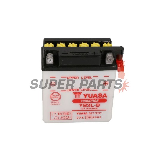 Μπαταρία -YUASA- YB3L-B, 3Ah 12V