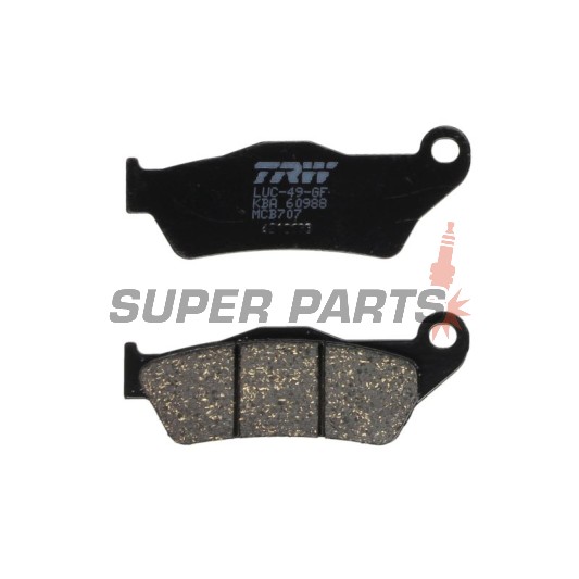 Τακάκια φρένων -TRW- MCB707, BMW HP2/K/R/S 850/1100/1150/1200/1300 GS, RT, RS, Rockster, Megamoto, S1000XR (1993-2018), Moto Guzzi California 1000 (2001-2006)