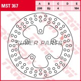 Δίσκος φρένου -TRW- MST367, 230mm, Kawasaki ZX-7R Ninja 750P (1996-2002), ZX-7RR Ninja 750N (1996-1999), ZX-9R Ninja 900B (1994-1997), ZXR750 H/J/K/L/M Stinger (1989-1995)