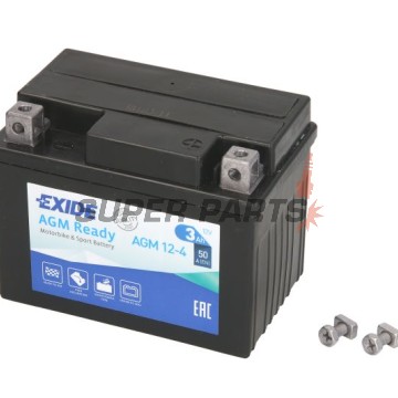 Μπαταρία -EXIDE- YTX4L-BS READY, 3Ah 12V