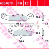 Τακάκια φρένων -TRW- MCB697SI, Kawasaki KFX 700 V-Force; KL/KLX/KLR 250; KX 80/85/100; Suzuki RM 85/85L/100