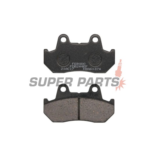 Τακάκια φρένων -FERODO- FDB244EF, Honda CB/CBX/CMX/CX/FT/GL Silverwing & Goldwing/NS/VF Magna & Interceptor/VT Shadow/XBR/XL Transalp/XLV 40