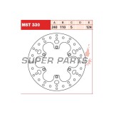 Δίσκος φρένου -TRW- MST330, 240mm, BMW F650/ST/GS Dakar/CS Scarver + G650 Xmoto/GS (1993-2013)