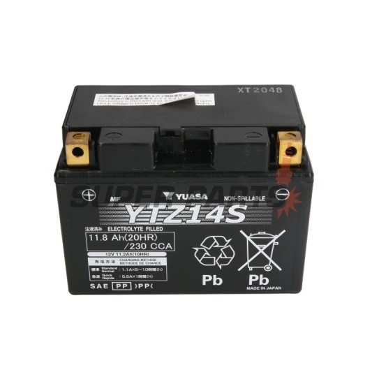 Μπαταρία -YUASA- YTZ14S, 12Ah 12V