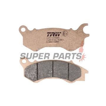 Τακάκια φρένων -TRW- MCB833SRM, sintered, Honda NSC Vision 50/110, Honda PCX 125/150 (2010-2019)