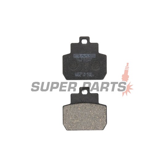 Τακάκια φρένων -RMS- 22 510 0780, Piaggio Beverly 400 2008-2010, Piaggio Beverly 500 2002-2012, Piaggio MP3 125 2007-2008, Piaggio MP3 250 2006-2008, Piaggio X8 125/200 2005-2007, Piaggio X8 250 2005-2008