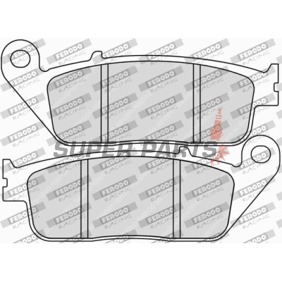 Τακάκια φρένων -FERODO- FDB570EF, Honda CB 500F/CBR 500R/Rebel 500, NSS Forza 125/300 2013-2019