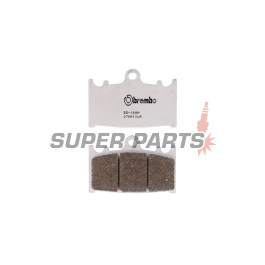 Τακάκια φρένων -BREMBO- 07KA13LA, Kawasaki GPZ 900R, VN 2000, ZR 1100, ZX-6R 600, ZX-9R 900, ZXR 400/750, ZZR 600/1200 (1990-2016); Suzuki GSF 650/1250 Bandit, GSR 600, GSX 750/600, GSX-R 600, RGV 250, SV 1000, VS 1400 (1990-2012)