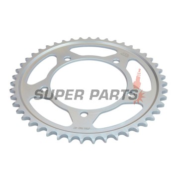 Πίσω γρανάζι -JT- JTR1792,47, 47 δόντια, ατσάλινο, Kawasaki KLV 1000 2004-2006, Rieju RS-2 125 2005-2006, Suzuki DL 650 2004-2020, GSR 600 2006-2011, GSR 750 2011-2016, GSX-R 600 2001-2010, GSX-R 750 2000-2010, GSX-S 750 2015-2016