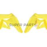 Μπροστινά πλαϊνά πλαστικά -POLISPORT- κίτρινα, SUZUKI RM-Z 250 2007-2009