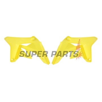 Μπροστινά πλαϊνά πλαστικά -POLISPORT- κίτρινα, SUZUKI RM-Z 250 2007-2009