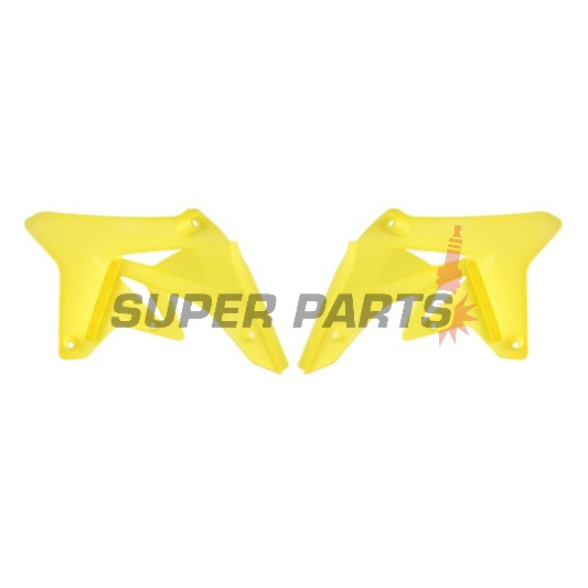 Μπροστινά πλαϊνά πλαστικά -POLISPORT- κίτρινα, SUZUKI RM-Z 250 2007-2009