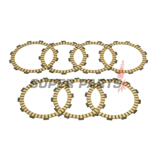Σετ δίσκων συμπλέκτη -TRW- MCC530-7C, KTM EXC 250/400/525 (2000-2004), SX 400/450/520/525 (2000-2003), SXS 450 (2003)