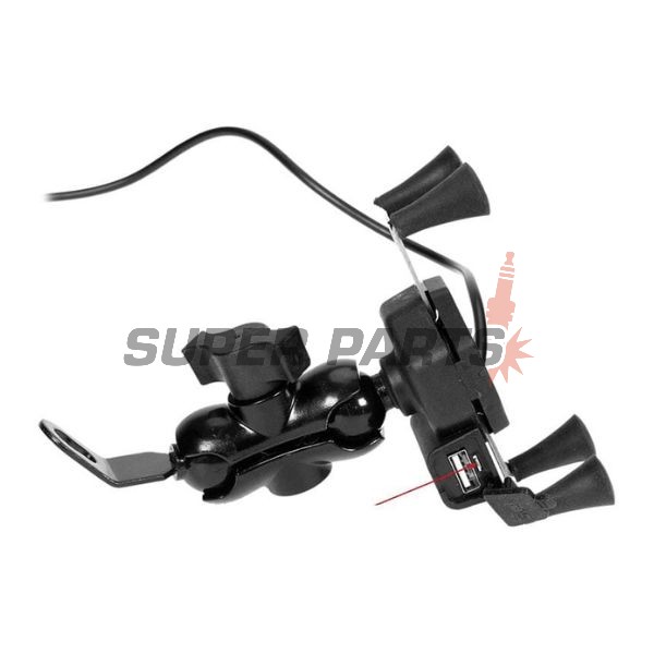 Βάση τηλεφώνου -4 RIDE- με USB φορτιστής, αντικραδασμικό - universal