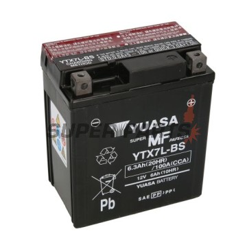 Μπαταρία -YUASA- YTX7L-BS, 6Ah 12V