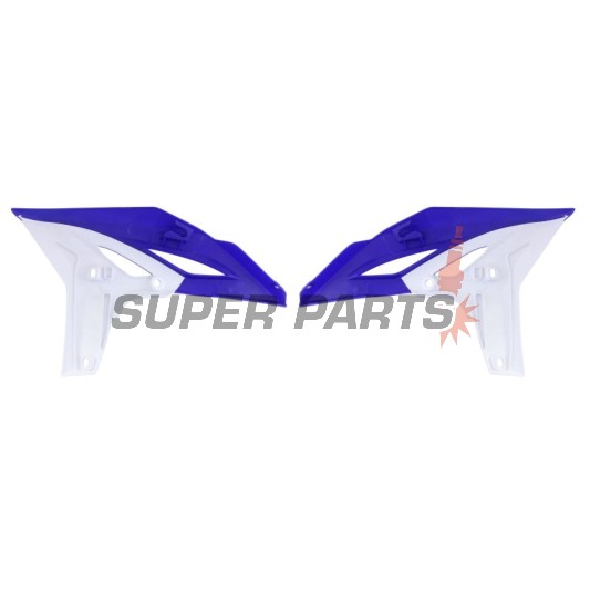 Μπροστινά πλαϊνά πλαστικά -POLISPORT- μπλε/λευκό, YAMAHA YZ 250 2010-2013