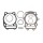 Σετ φλαντζών κυλίνδρου -WINDEROSA- W810592, Suzuki DR 350 1990-1999