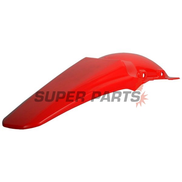Πίσω φτερό/ουρά -POLISPORT- κόκκινο, HONDA CRF 250 2006-2007