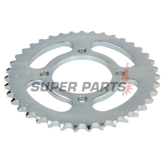 Πίσω γρανάζι -JT- JTR838,39, 39 δόντια, ατσάλινο, Yamaha DT 100 1976-1980, DT 125 1988, RD 125 1974-1976, RS 100 1976-1979, RSX 100 1995, T 105 1997-1998, YB 100 1978-1981, YBA 125 2007-2009, YBR 125 2005-2016