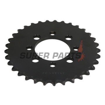 Πίσω γρανάζι -JT- JTR801,33, 33 δόντια, ατσάλινο, Kawasaki AE 50 1982-1983, AE 80 1981-1983, AR 50 1981-1983, AR 80 1982-1983, KLX 110 2002-2020, Z 125 2019-2020, Suzuki DR-Z 110 2003-2005, FM 50 1980-1998, FR 70 1975-1987, GT 50 1977-1980