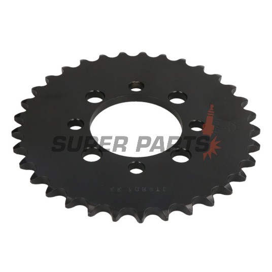 Πίσω γρανάζι -JT- JTR801,33, 33 δόντια, ατσάλινο, Kawasaki AE 50 1982-1983, AE 80 1981-1983, AR 50 1981-1983, AR 80 1982-1983, KLX 110 2002-2020, Z 125 2019-2020, Suzuki DR-Z 110 2003-2005, FM 50 1980-1998, FR 70 1975-1987, GT 50 1977-1980