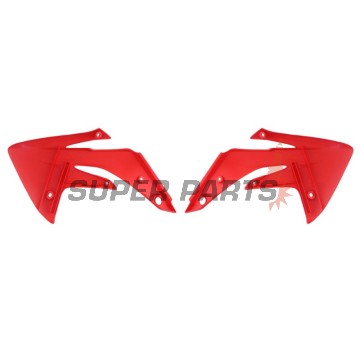 Μπροστινά πλαϊνά πλαστικά -POLISPORT- κόκκινα, HONDA CR 150 2007-2023