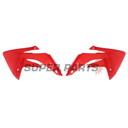 Μπροστινά πλαϊνά πλαστικά -POLISPORT- κόκκινα, HONDA CR 150 2007-2023