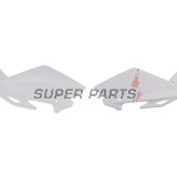 Πίσω πλαϊνά πλαστικά -POLISPORT- λευκά, HUSQVARNA CR, TC, TE, WR 125-510 2005-2011