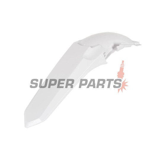 Πίσω φτερό/ουρά -POLISPORT- λευκό, YAMAHA YZ 125/250 2015-2021