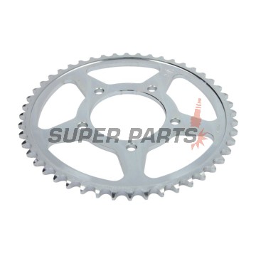 Πίσω γρανάζι -JT- JTR829,48, 48 δόντια, ατσάλινο, Suzuki GSF 600 1994-2004, GSF 650 2005-2006, GSX 600/750 1989-2006, GSX-R 1100 1986-1988, GSX-R 400 1988-1989, GSX-R 600 1992-1993, GSX-R 750 1985-1990, RF 600 1993-1997, VZ 800 1997-2004