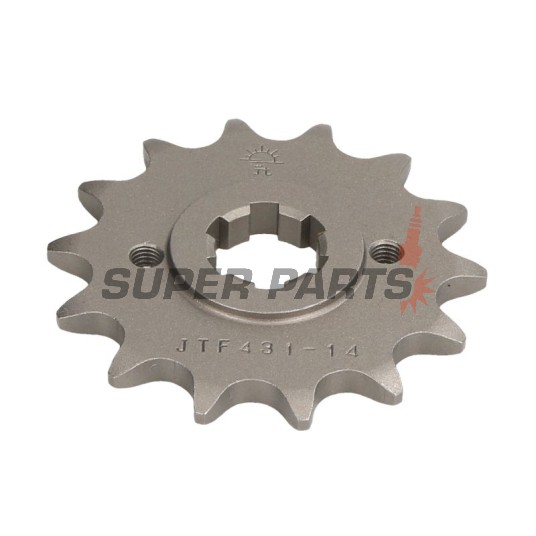 Μπροστινό γρανάζι -JT- JTF431,14, 14 δόντια, Suzuki PE 250 1978-1982, RM 250 1979-1981, RM 400 1978-1980