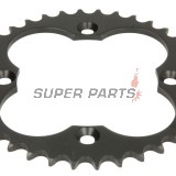 Πίσω γρανάζι -JT- JTR1350,36, 36 δόντια, ατσάλινο, Honda ATC 250 1986, TRX 250 1986-1992, TRX 300 1993-2010, TRX 400 1999-2014, TRX 450 2004-2014